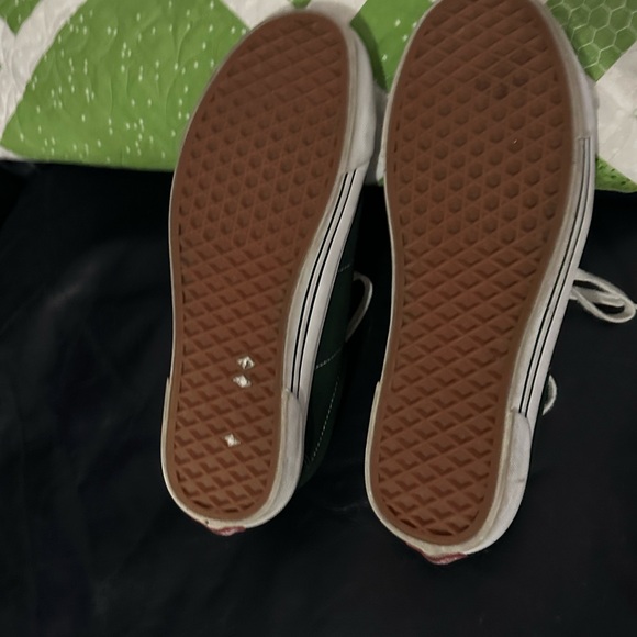 Vans Dark Green Suede Sneakers - Picture 6 of 7